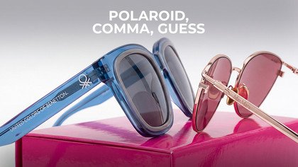 Polaroid, Comma, Guess & other brands